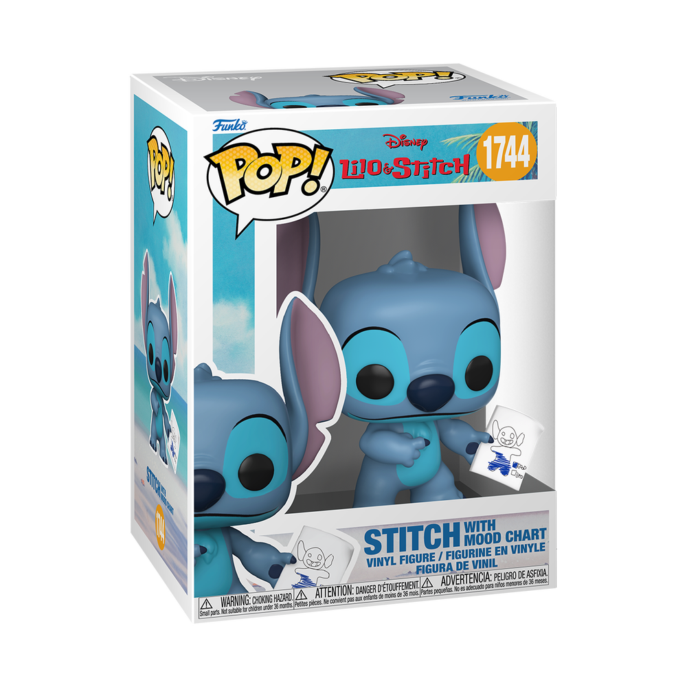 Lilo and Stitch Funko POP! Stitch Mood Chart With Chance of Chase Vinyl Figure Image 1