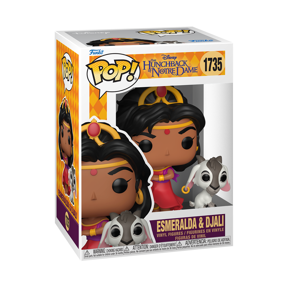 The Hunchback of Notre Dame Funko POP! Esmeralda with Djali Buddy Vinyl Figure Image 1