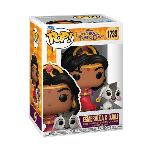The Hunchback of Notre Dame Funko POP! Esmeralda with Djali Buddy Vinyl Figure