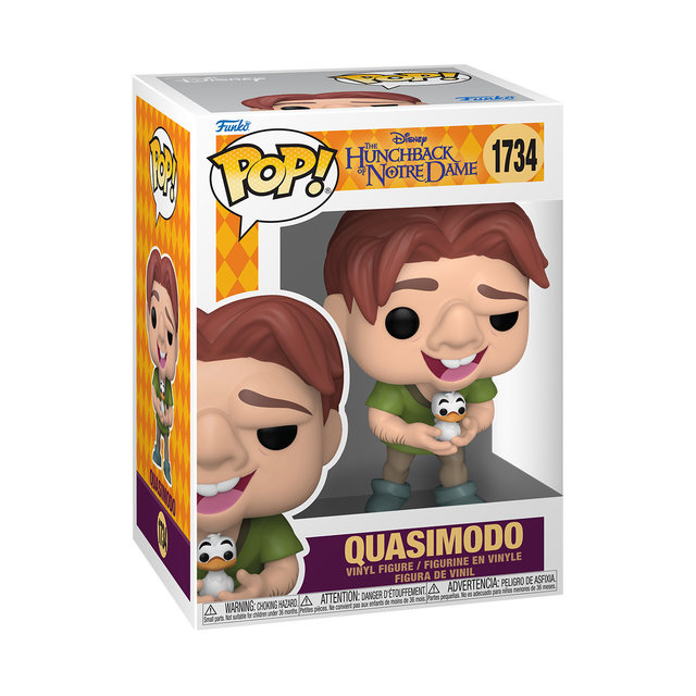 The Hunchback of Notre Dame Funko POP! Quasimodo with Bird Vinyl Figure