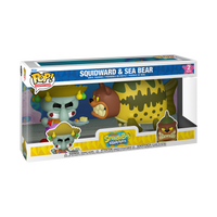 SpongeBob SquarePants Funko POP! Squidward Tentacles and Sea Bear 2 Pack Vinyl Figure