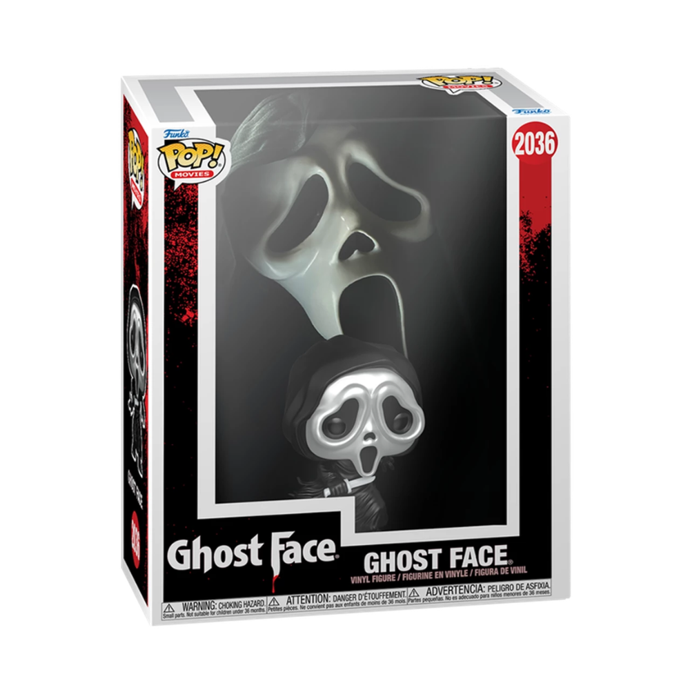 Scream Funko POP! Ghostface Metallic VHS Cover Vinyl Figure Image 1