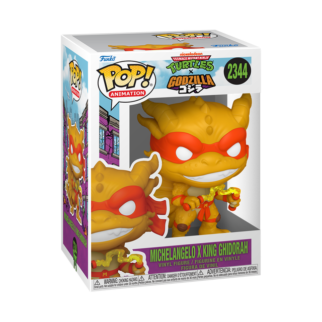 POP Animation: TMNT Michelangelo X Ghidorah Funko POP! Vinyl Figure