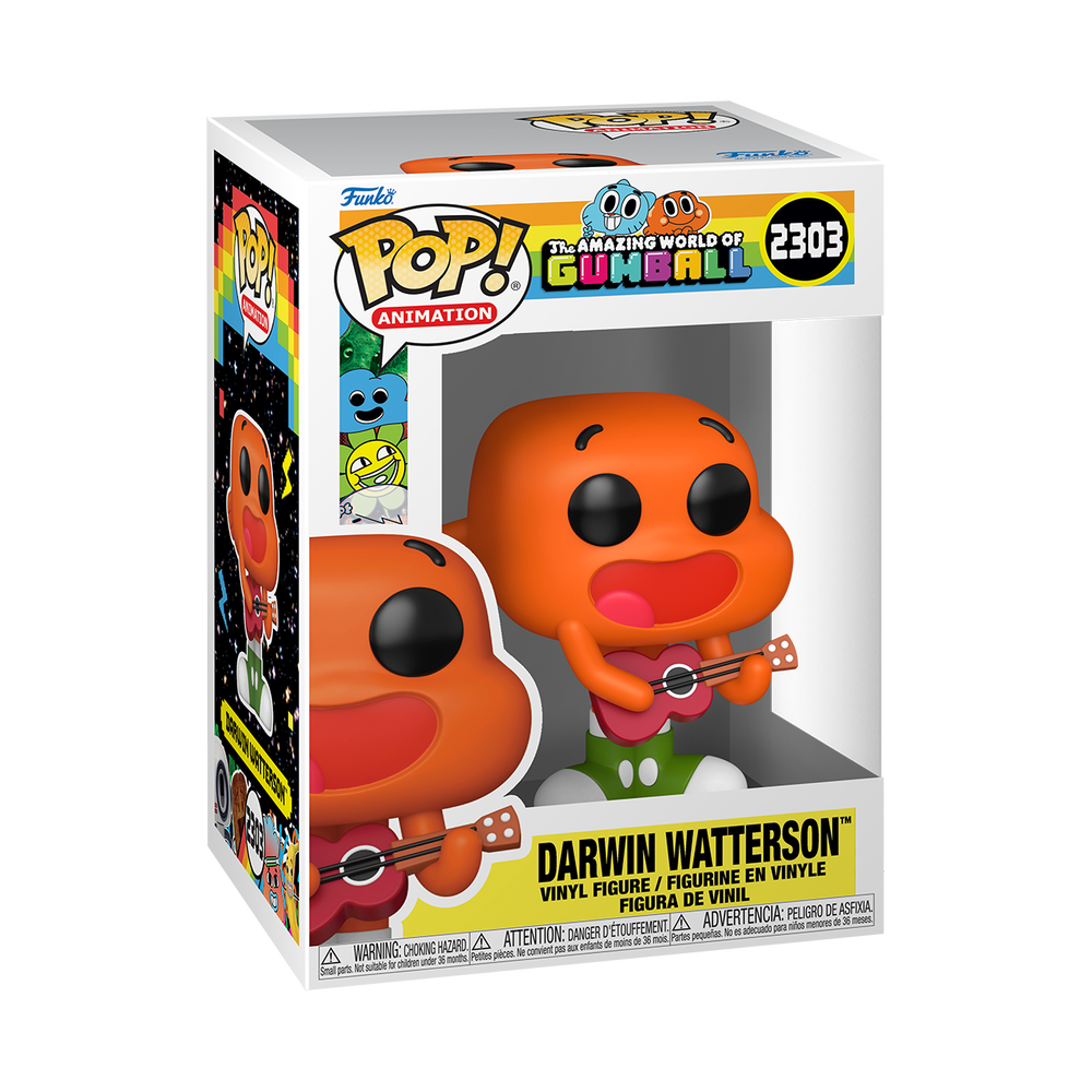 The Amazing World of Gumball Funko POP! Darwin Watterson Vinyl Figure Image 1
