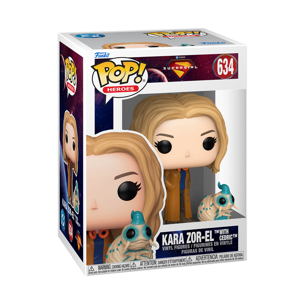 Supergirl Funko POP! Kara Zor El with Cedric Vinyl Figure Image 1