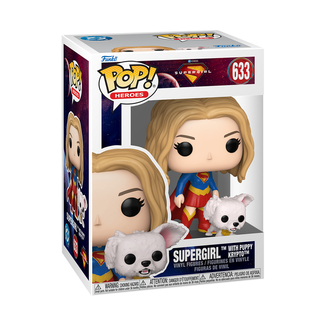 DC Comics Funko POP! Supergirl with Krypto Buddy Vinyl Figure