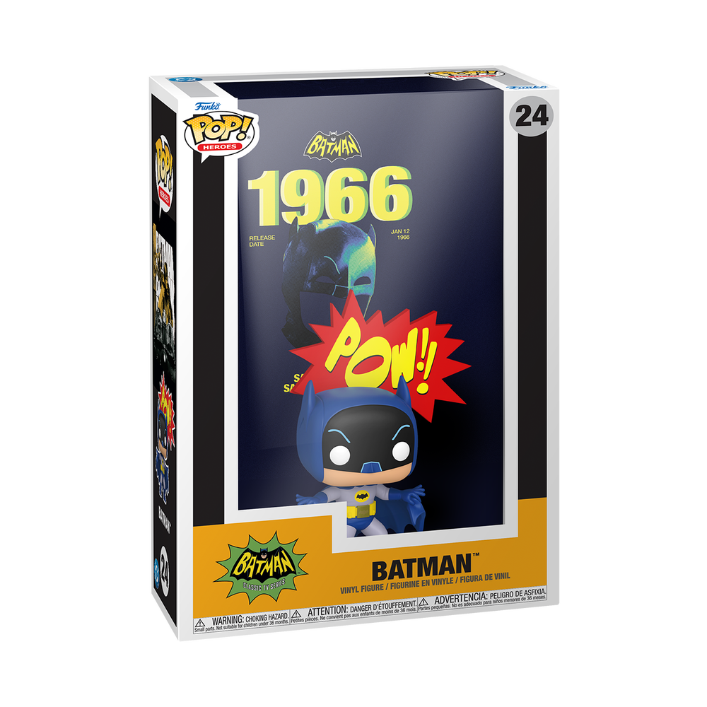 Batman 1966 Funko POP! Batman VHS Cover Vinyl Figure Image 1