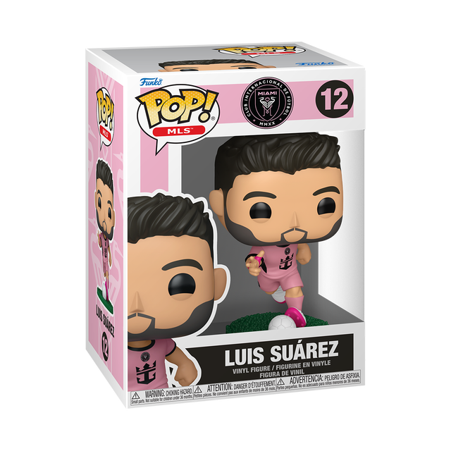 Inter Miami CF Funko POP! Luis Suarez Pink Kit Vinyl Figure