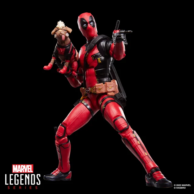 Marvel Legends Series Dogpool and Deadpool, Marvel Studios' Deadpool & Wolverine Film Collectible 15-cm Action Figure Gift