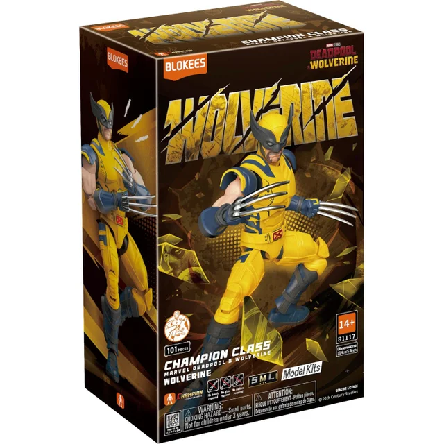 Blokees Figures - Marvel Infinity SAGA - Marvel Heroes Champion Class - Wolverine
