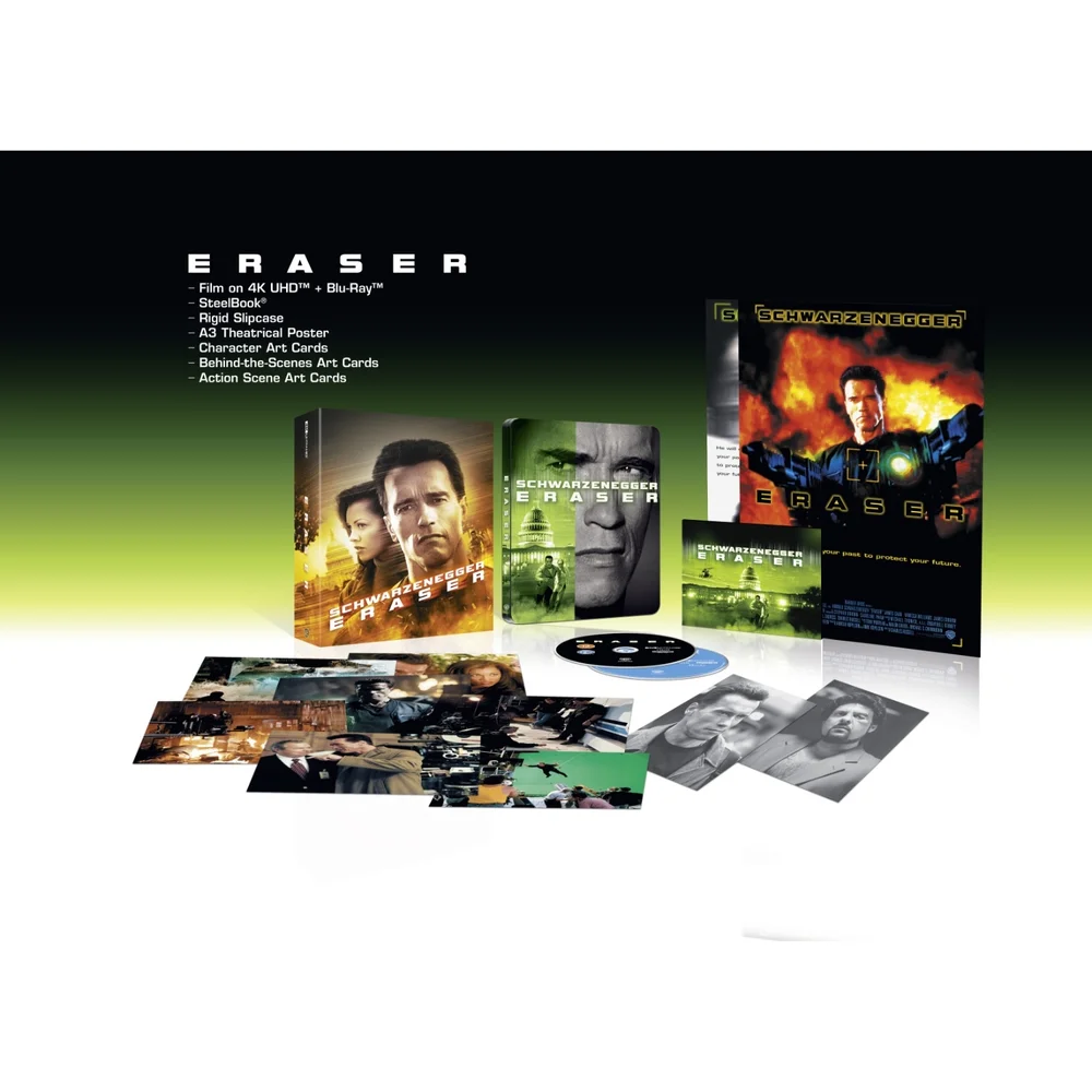 Eraser 4K Ultra HD Collector's Edition with SteelBook Image 1