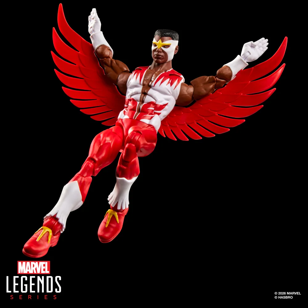 Hasbro Marvel Legends Series Secret Wars Marvel’s Falcon, Retro Captain America Comics Collectible Action Figure (6”) Image 1