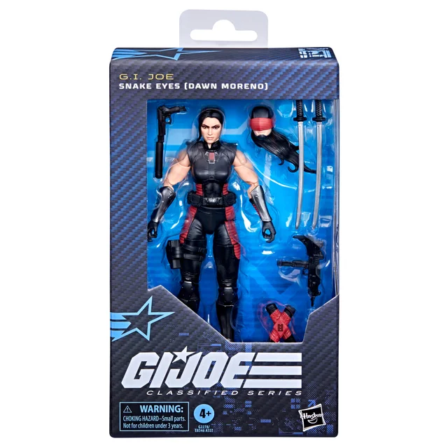 Hasbro G.I. Joe Classified Series 197, Snake Eyes (Dawn Moreno), 6 Inch Action Figure