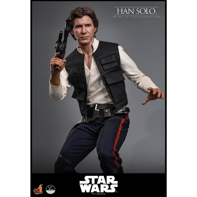 Hot Toys Star Wars 1/4 Scale Han Solo Episode IV A New Hope Statue