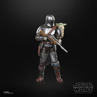 Hasbro Star Wars The Black Series The Mandalorian & Grogu Deluxe Action Figure (6") Gift - undefined undefined