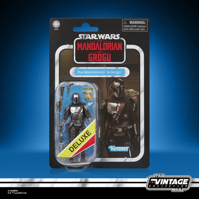 Hasbro Star Wars The Vintage Collection The Mandalorian & Grogu Action Figure (3.75”)
