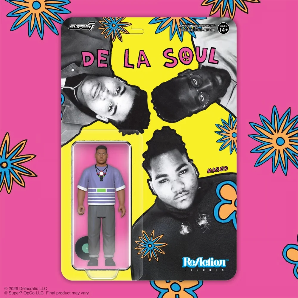 De La Soul ReAction Figures Wave 1 - Vincent Maseo Mason (Me Myself & I) Super7 Image 1