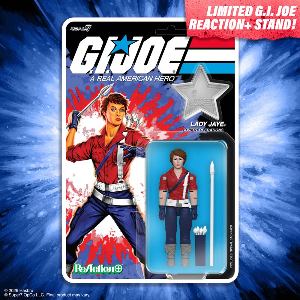 G.I. Joe ReAction+ Wave 08 - Lady Jaye (America's 250th Anniversary) Super7 Image 1