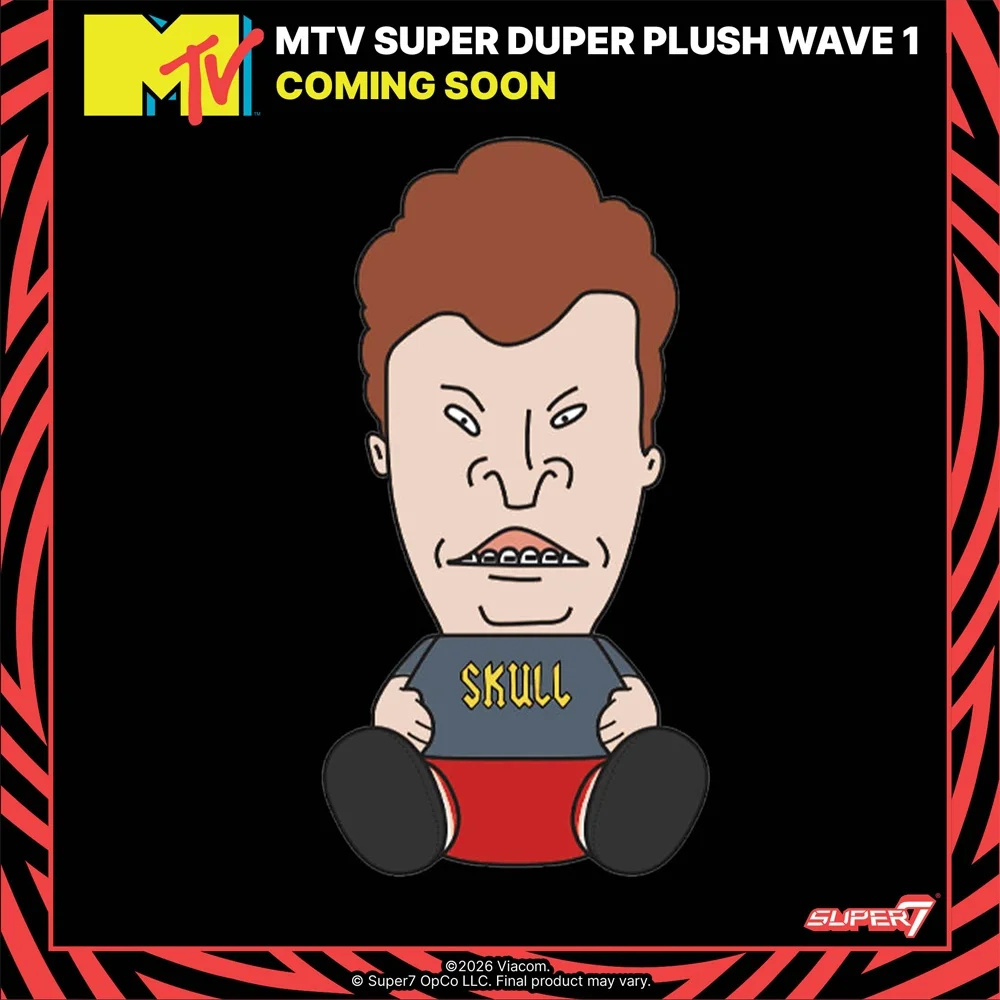 SuperDuper Plush MTV Wave 01 - Butt-Head (Super7) Image 1