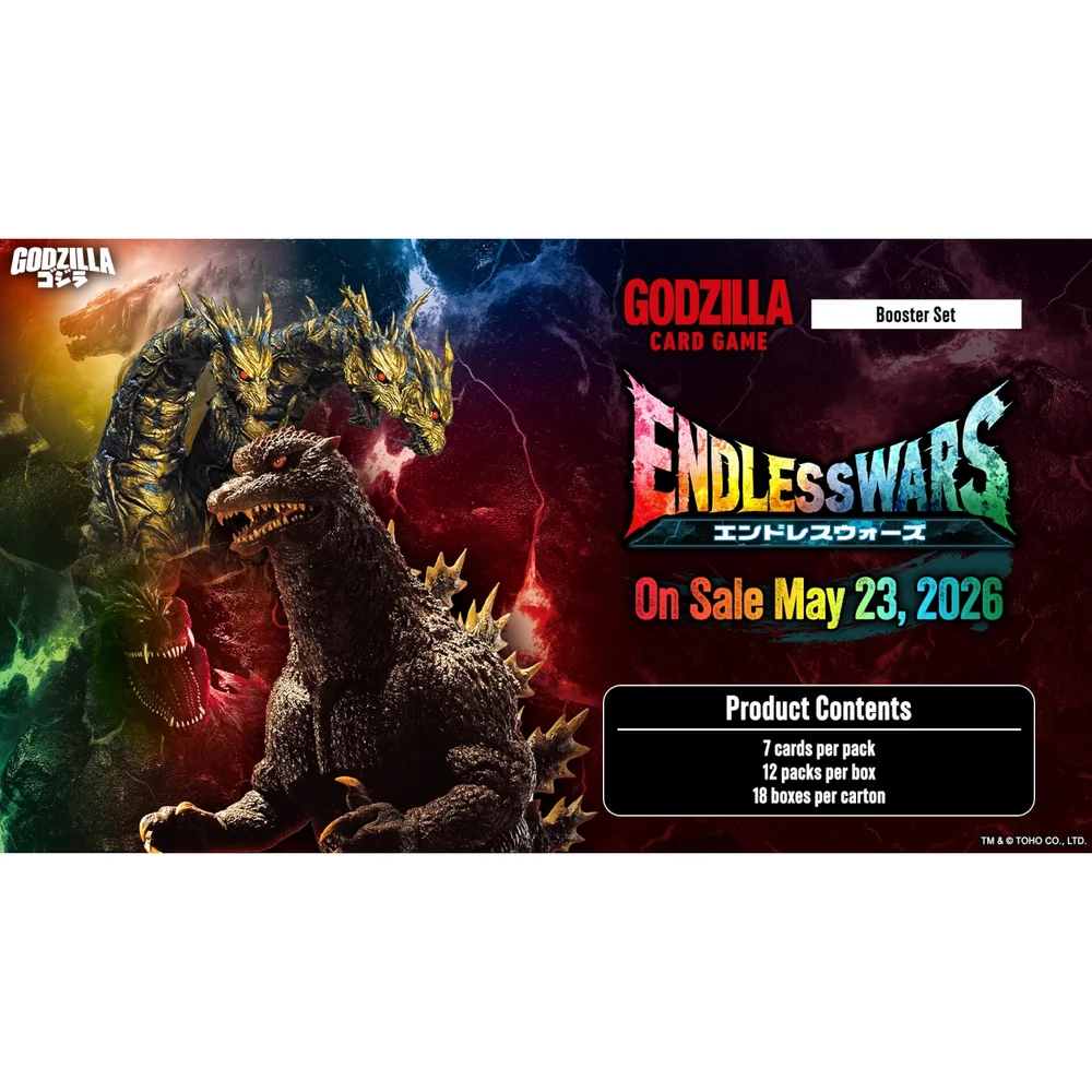 Godzilla Card Game: Booster Box #4 Endless Wars (12 Packs) Image 1