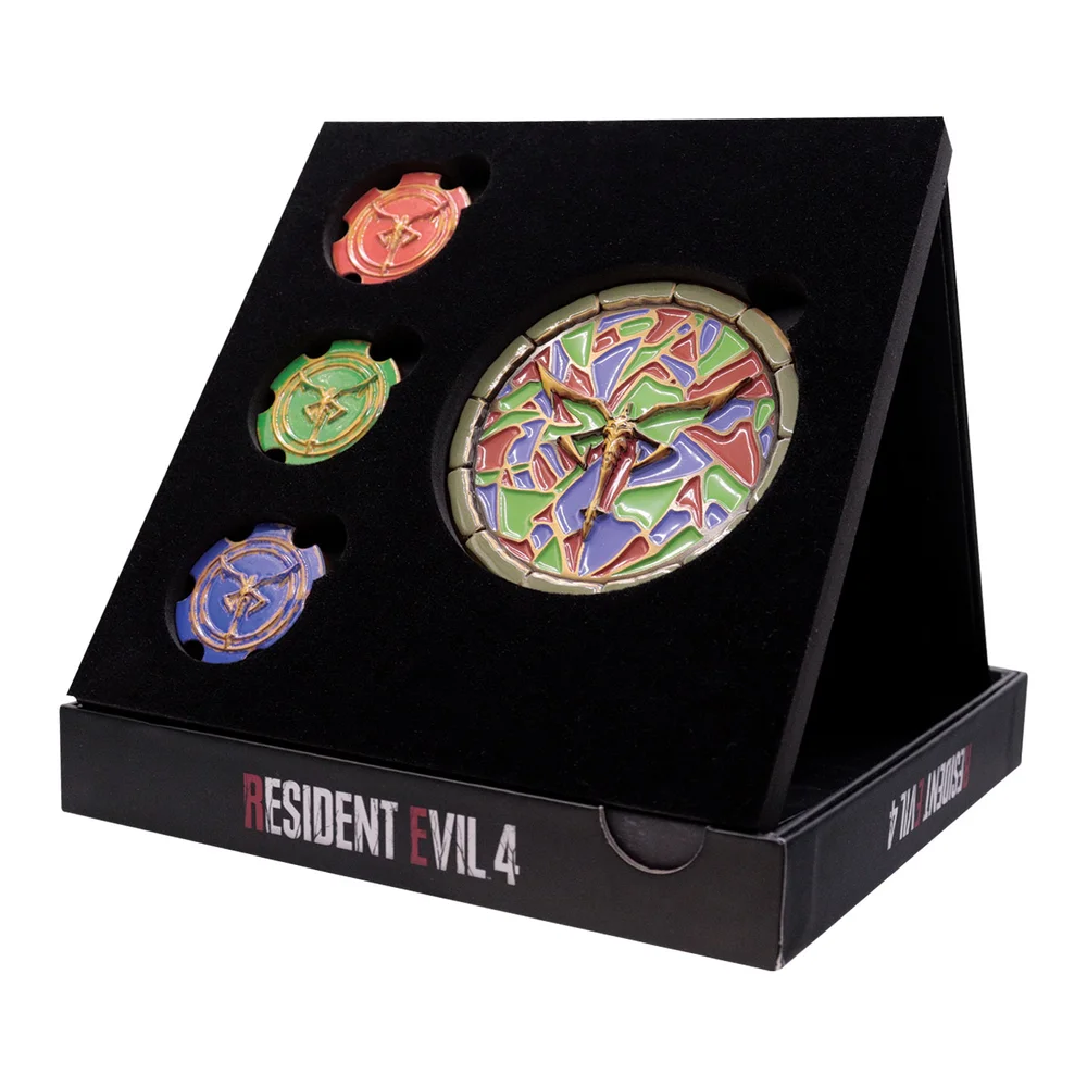 Resident Evil 4 Church Puzzle Medallion Set Image 1