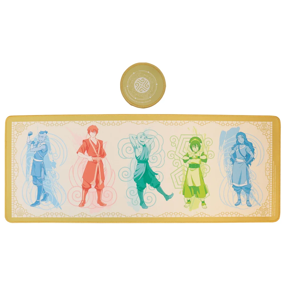 Avatar: The Last Airbender – Elements Desk Pad & Coaster Set Image 1