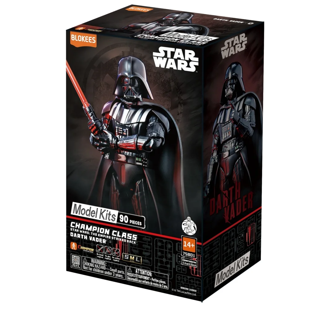 Blokees Model Kits - Star Wars EPV: The Empire Strikes Back CC01 - Darth Vader Image 1