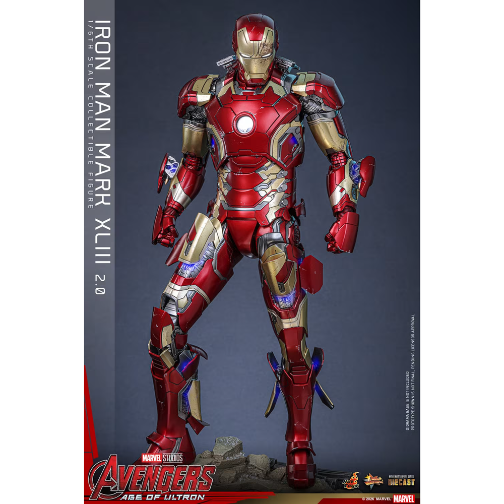Hot Toys 1/6 Iron Man Mark XLIII (2.0) | Zavvi UK Hot Toys 1/6 Iron Man Mark XLIII (2.0) | Zavvi UK