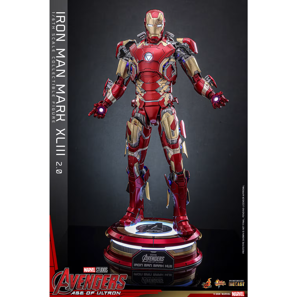 Hot Toys 1/6 Iron Man Mark XLIII (2.0) | Zavvi UK Hot Toys 1/6 Iron Man Mark XLIII (2.0) | Zavvi UK
