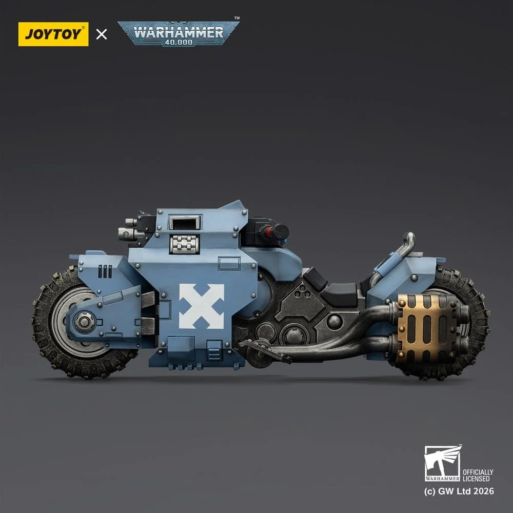 Warhammer 40,000 Raider-pattern Combat Bike Space Wolves with twin-linked bolt rifles 22 cm Image 1