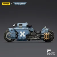 Warhammer 40,000 Raider-pattern Combat Bike Space Wolves with twin-linked bolt rifles 22 cm