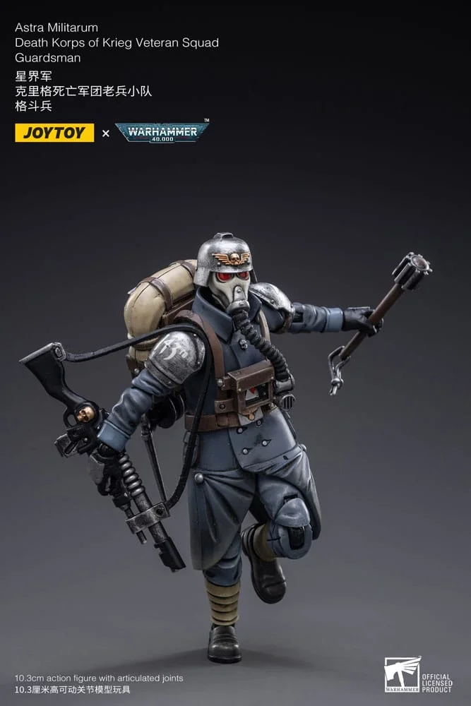 Warhammer 40k Action Figure 1/18 Astra MilitarumDeath Korps of Krieg Veteran Squad Guardsman 11 cm Image 1