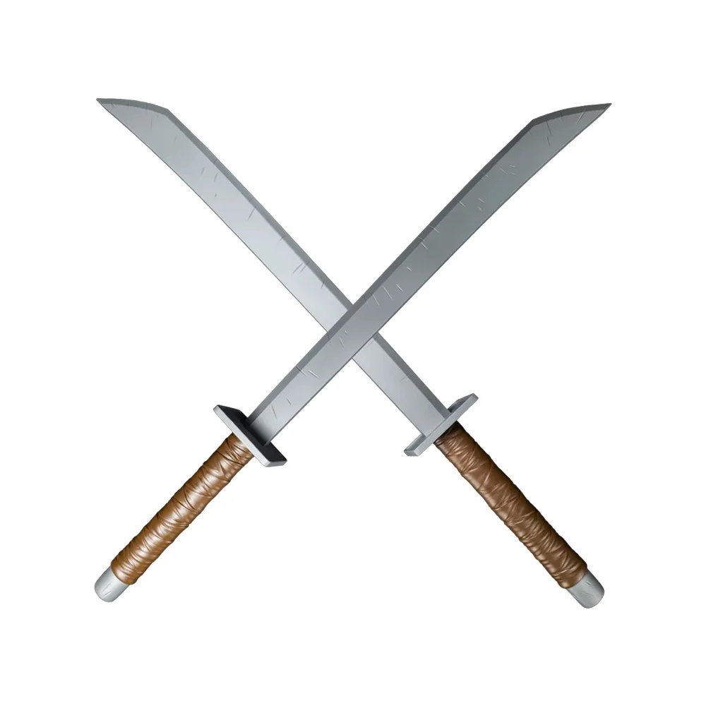 TMNT Leonardo's Katana Swords Costume Accessory Image 1