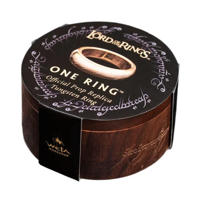 Lord of the Rings Tungsten Ring The One Ring (gold plated) Size 9