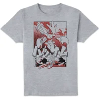 Pokémon Scizor Combat Unisex T-Shirt - Grey - undefined undefined