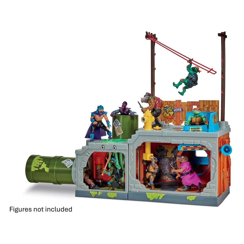 Teenage Mutant Ninja Turtles Building Secret Sewer Lid Playset Mutant Module 30cm Image 1