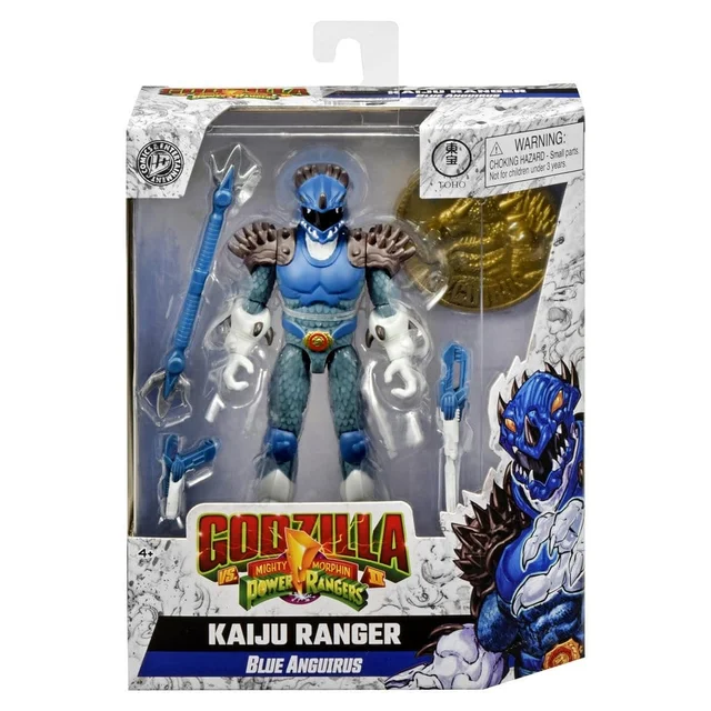 Mighty Morphin Power Rangers x Godzilla Action Figure Blue Anguirus
