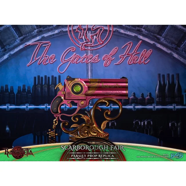 First 4 Figures Bayonetta: Scarborough Fair Prop Replicas Parsley Green Resin Statue (26cm)