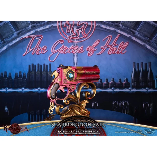 First 4 Figures Bayonetta: Scarborough Fair Prop Replicas Rosemary Blue Resin Statue (26cm)