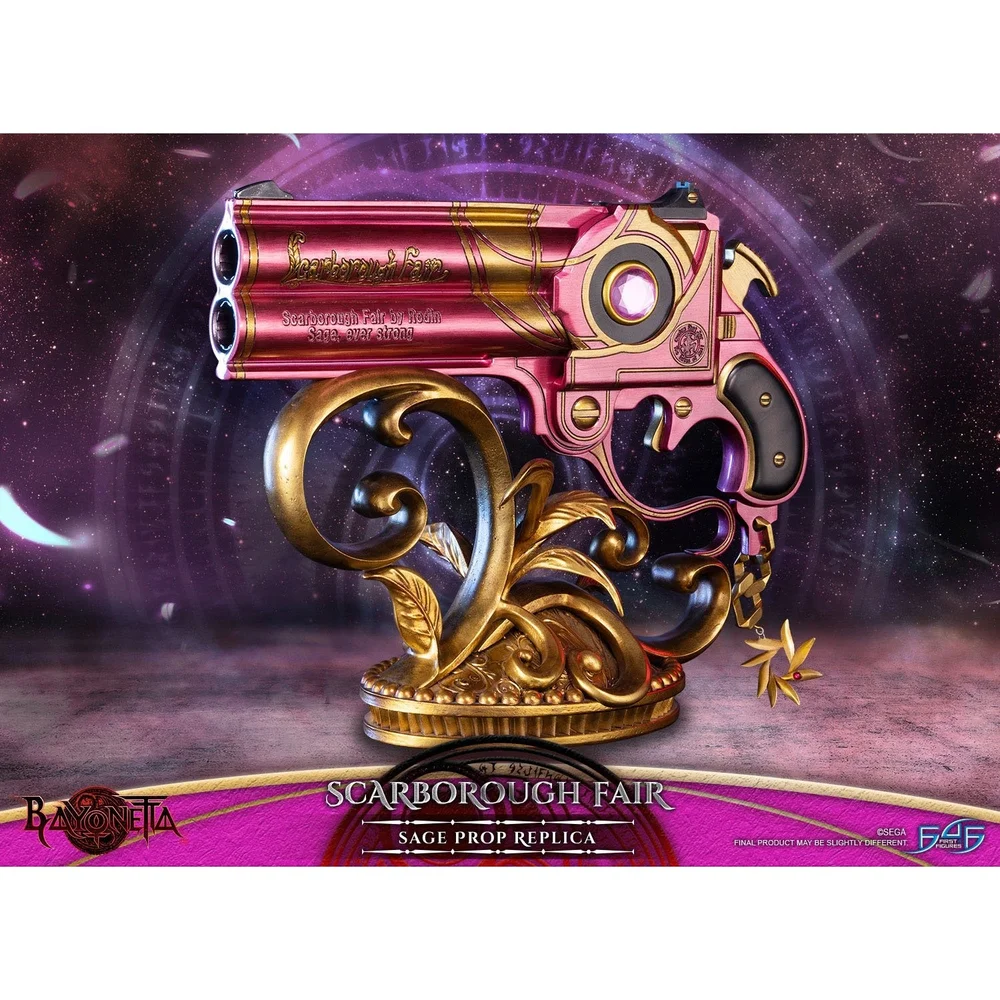 First 4 Figures Bayonetta: Scarborough Fair Prop Replicas Sage Red Resin Statue (26cm) Image 1
