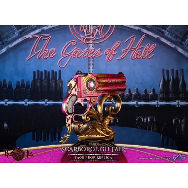 First 4 Figures Bayonetta: Scarborough Fair Prop Replicas Sage Red Resin Statue (26cm)