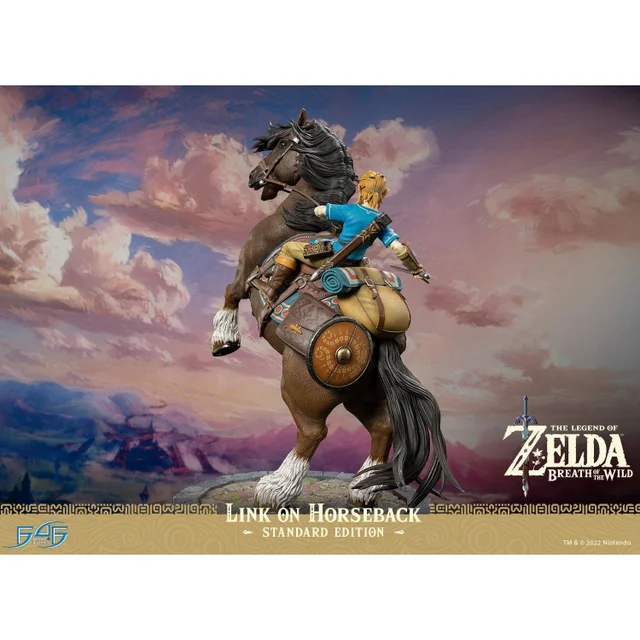 First 4 Figures The Legend Of Zelda: Breath Of The Wild Link On Horseback Resin Statue (56cm)