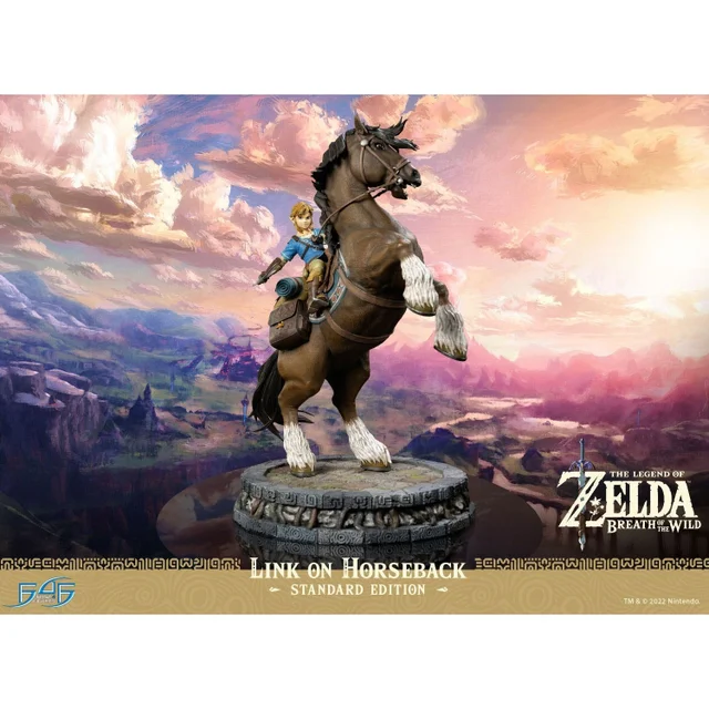 First 4 Figures The Legend Of Zelda: Breath Of The Wild Link On Horseback Resin Statue (56cm)