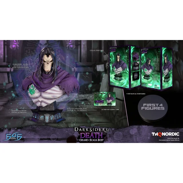 First 4 Figures Darksiders Death Grand Scale Bust Resin Statue (36cm)
