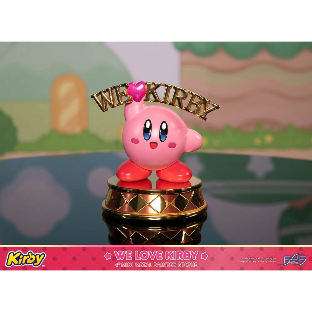 First 4 Figures Kirby We Love Kirby Die-cast Statue (10cm) Image 1