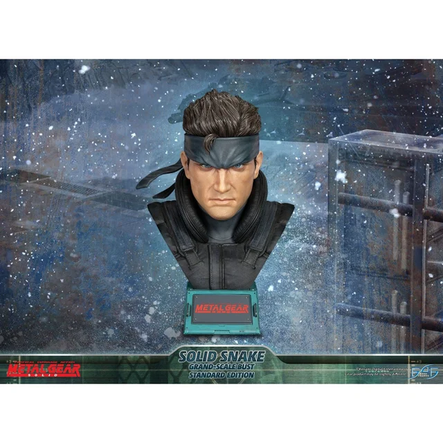 First 4 Figures Metal Gear Solid Solid Snake Grand Scale Bust Resin Statue (31cm)