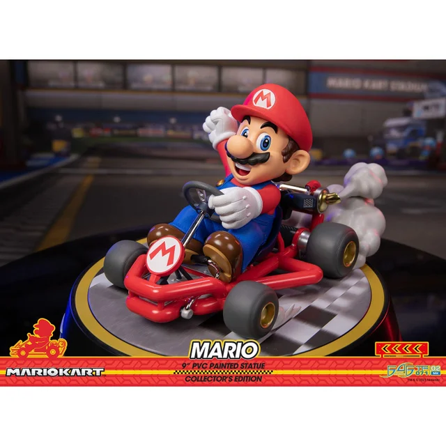 First 4 Figures Mario Kart Mario Collector's Edition PVC Statue (22cm)