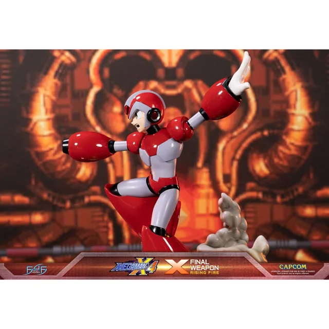 First 4 Figures Mega Man X4 X Final Weapon Rising Fire Resin Statue (45cm)