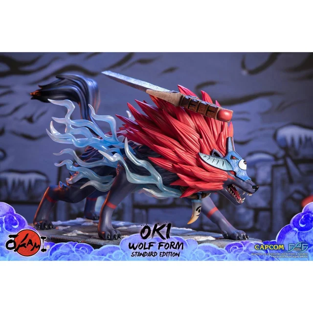 First 4 Figures Okami Oki Wolf Form Resin Statue (35cm)