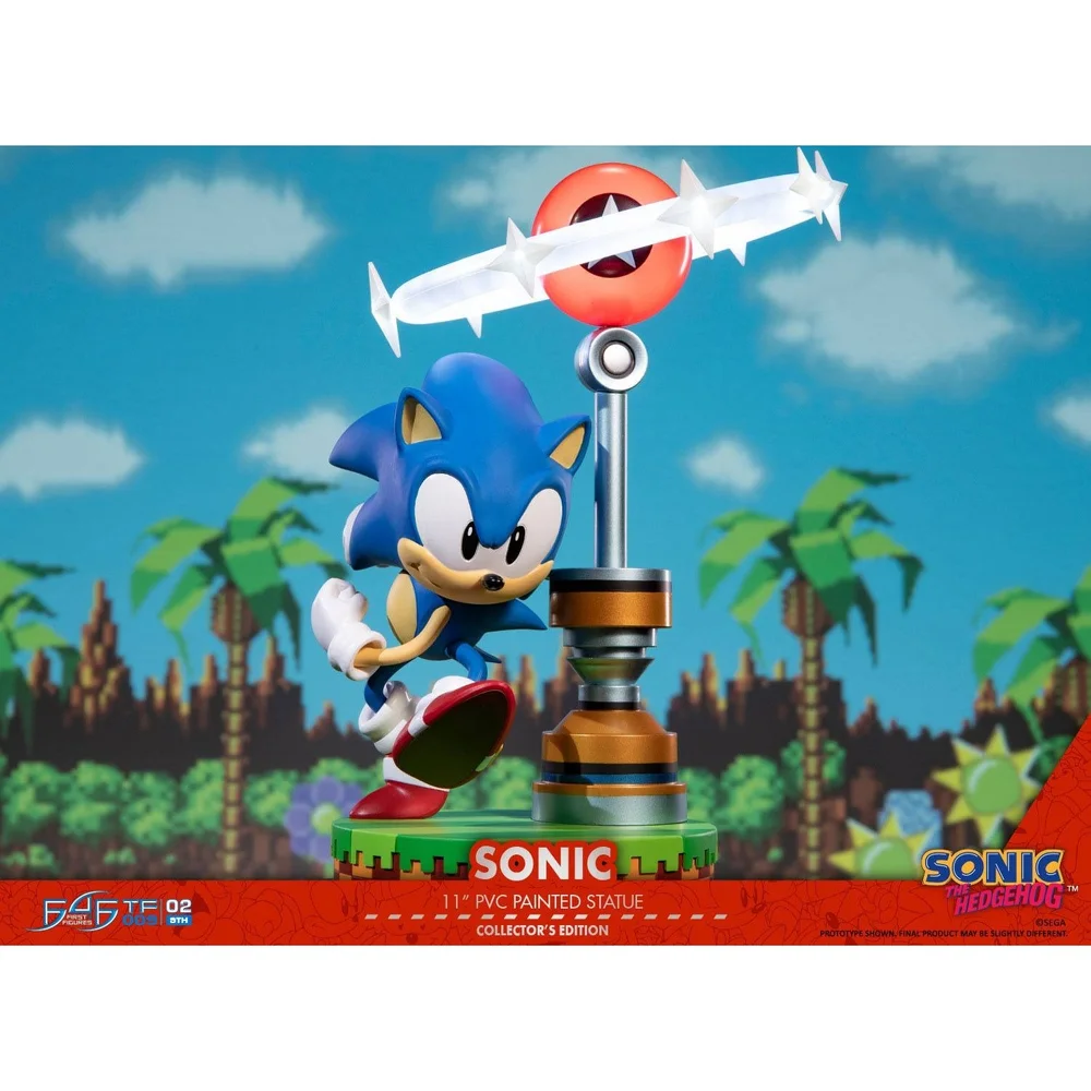 First 4 Figures Sonic The Hedgehog Sonic Collector's Edition PVC Statue (27cm) Image 1